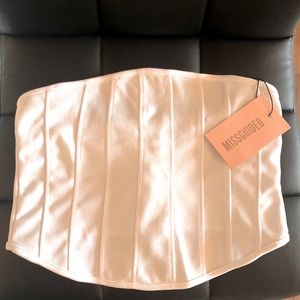 White Corset Bandeau